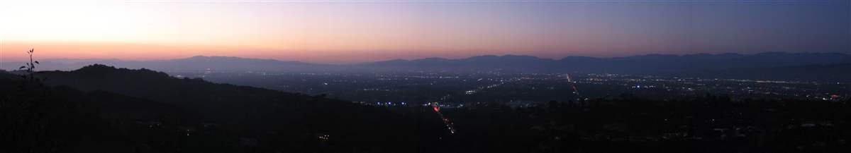 San Fernando Valley panoramic view - pallet supplier